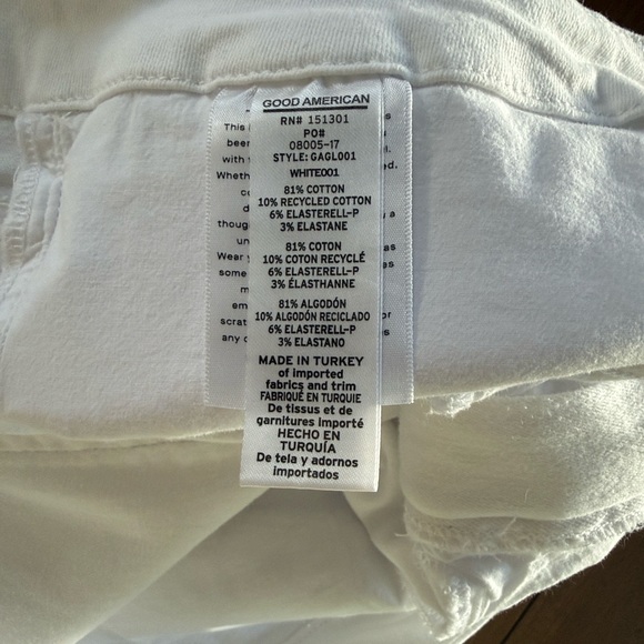 Good American Good Legs Plus Size White Skinny Sculpting Jeans NWT Size 24 - Picture 11 of 12